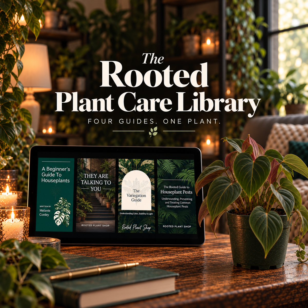 Rooted Library 4 + 4” Plant