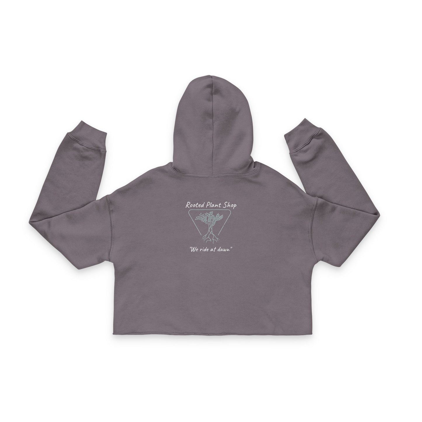 70% Isopropyl Alcohol Women's Cropped Hoodie