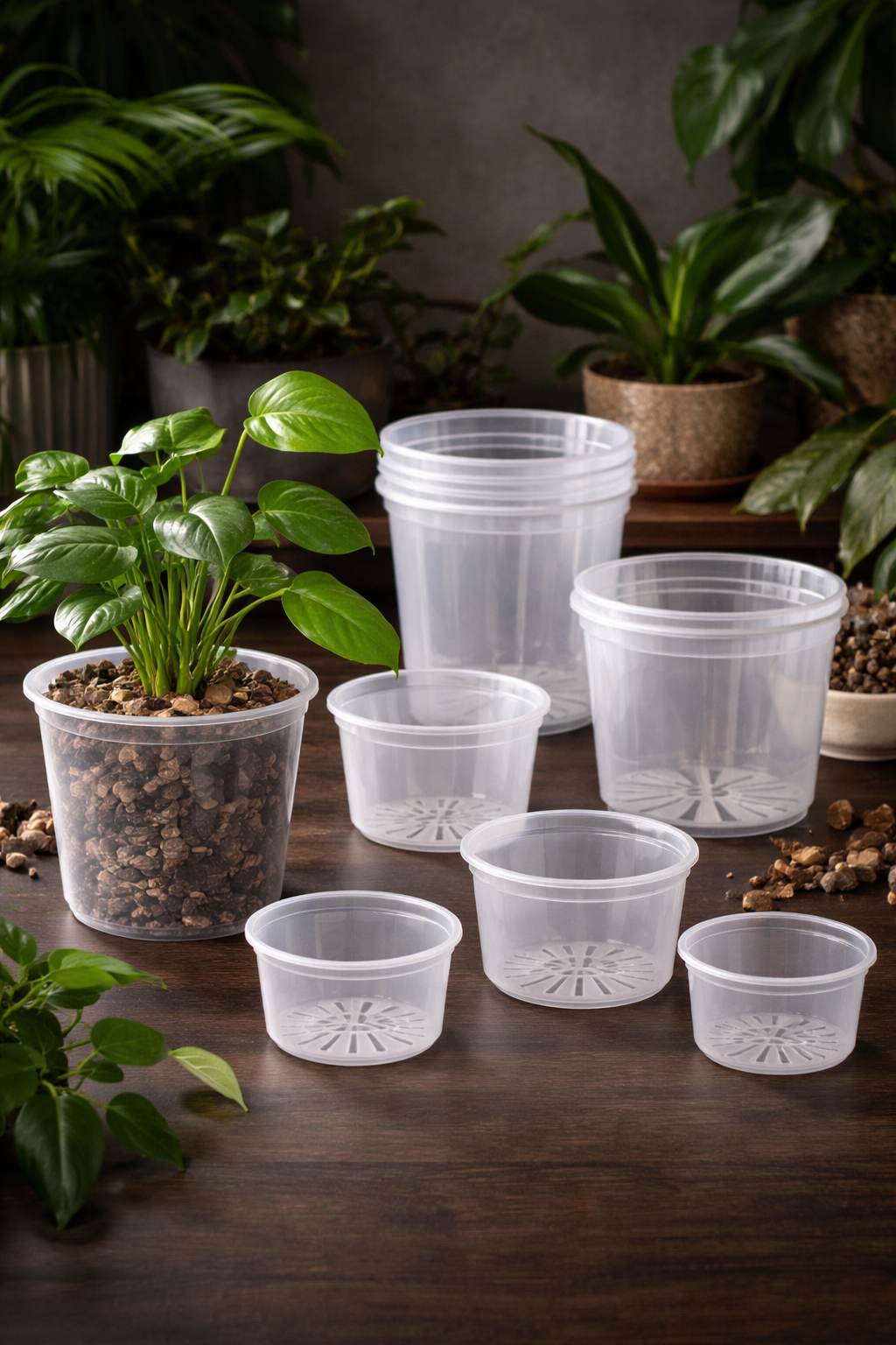 Nursery pot 4” -Clear