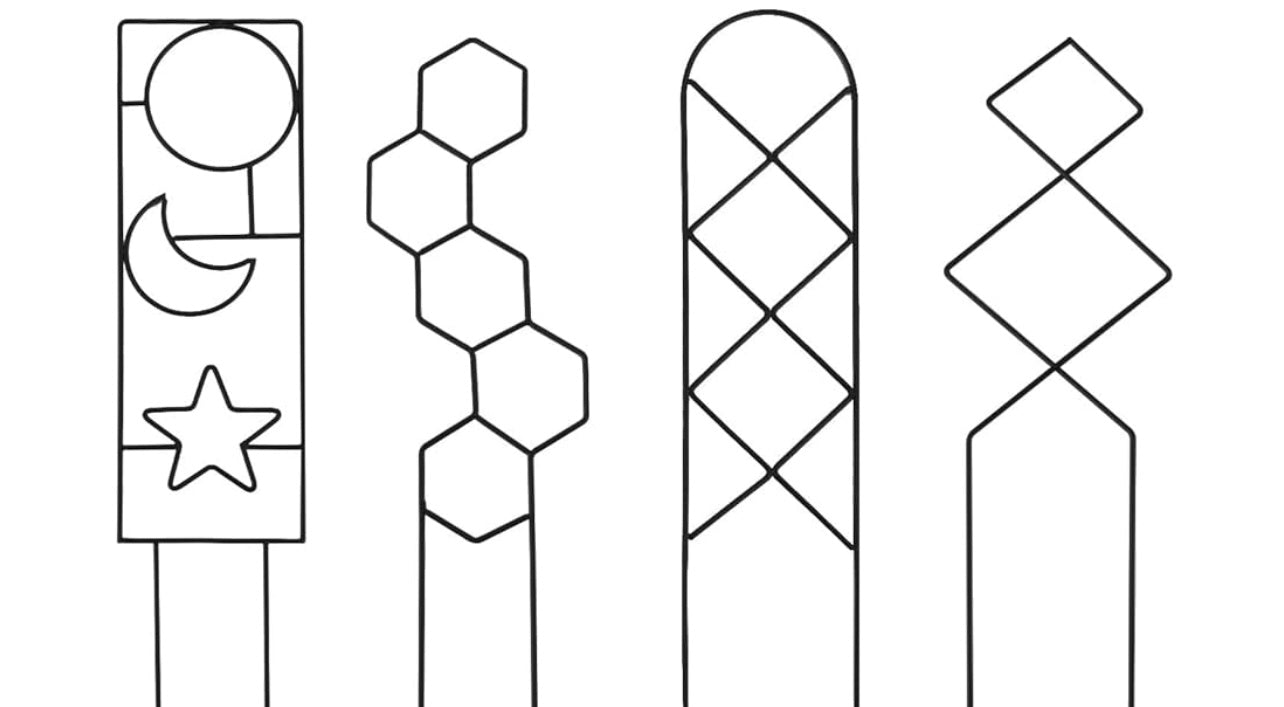 Trellis-8 different patterns